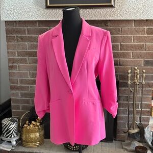 Cinq à Sept Khloe Vibrant Pink Blazer